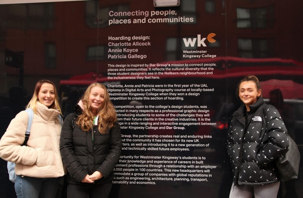 WestKing students’ Prize-winning Artwork Unveiled at London Site