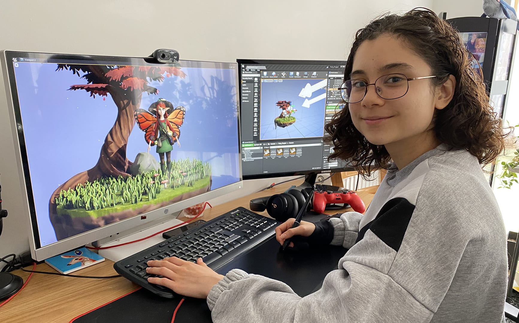 Games and Animation student