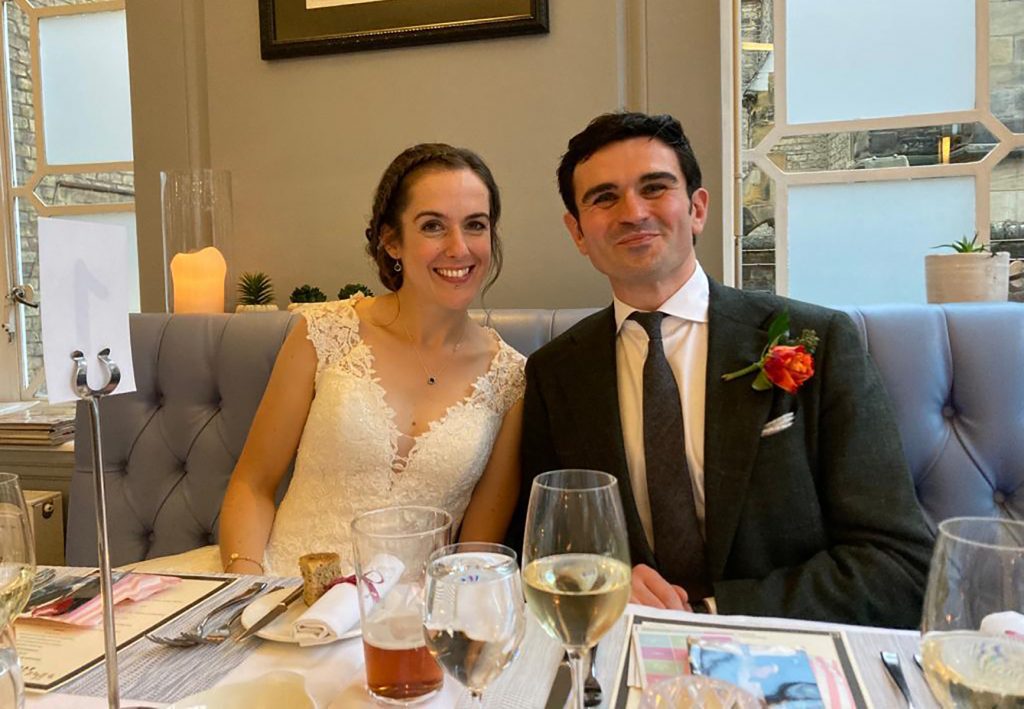 Newlyweds praise ‘magnificent’ food and service at The Escoffier Room